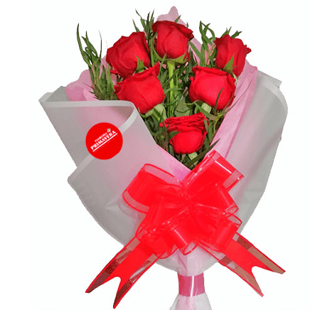 Bouquet Simple de Rosas - Imagen 1