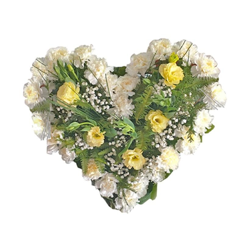 Arreglo estilo Corazon para pedestal - Imagen 1