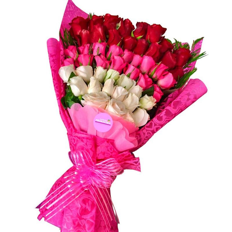 Bouquet 45 rosas amplio - Imagen 1