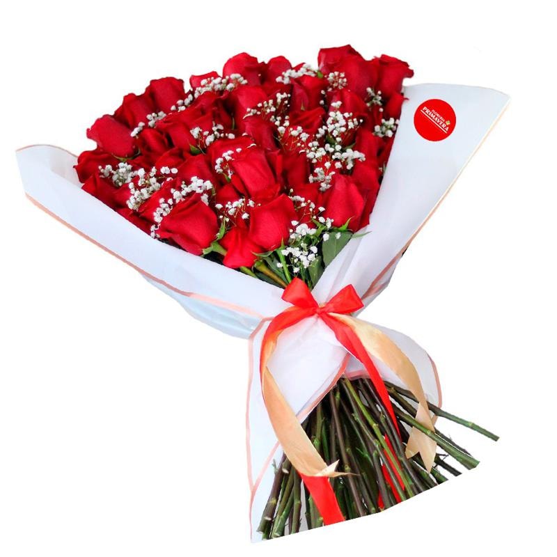 Bouquet 40 rosas amplio - Imagen 1