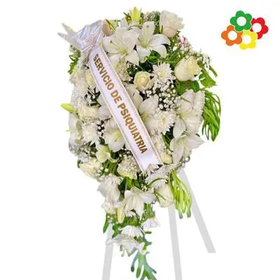 Ofrenda con atril y encintado