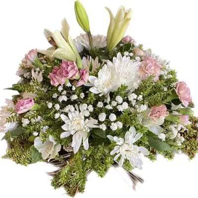 Arreglo Mini de Condolencias – Flores Mixtas | Flor de Café