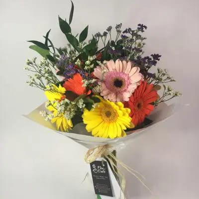 "Ramo de 10 Gerberas Colores Mixtos"