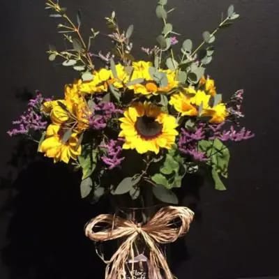 "Ramo de 10 Girasoles"
