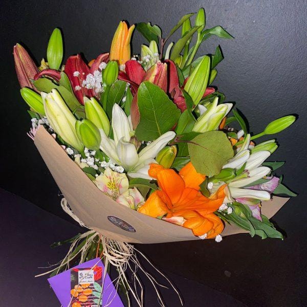 "Ramo de Liliums con Mix de Flores Colores Mixtos" - Imagen 1