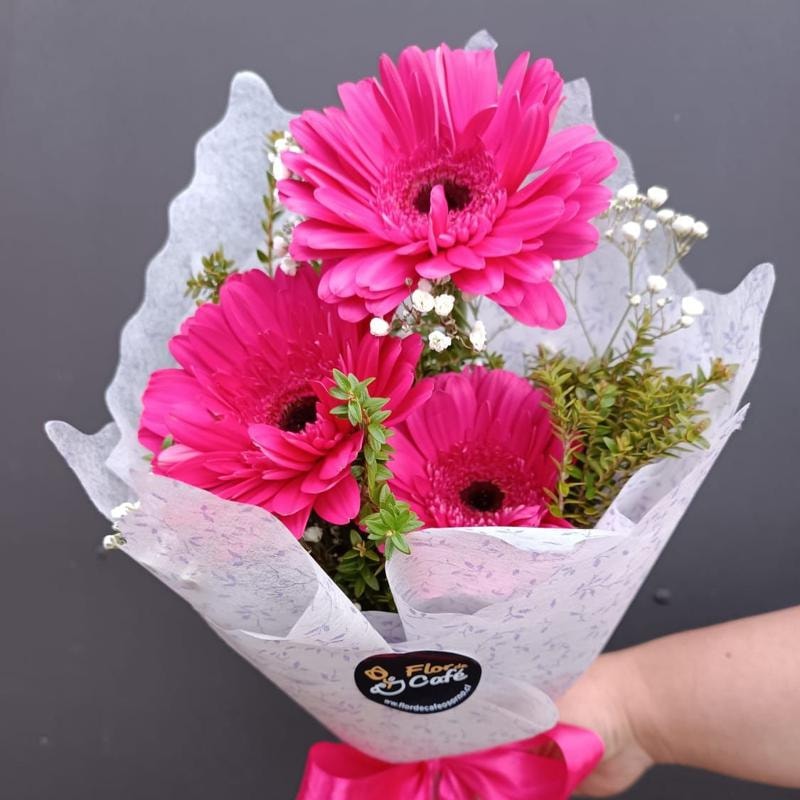 RAMO 3 GERBERAS MIXCOLOR - Imagen 1