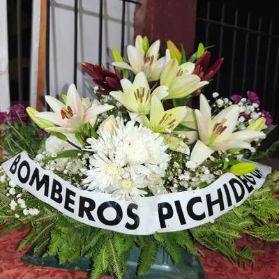 Cojín fúnebre multifloral