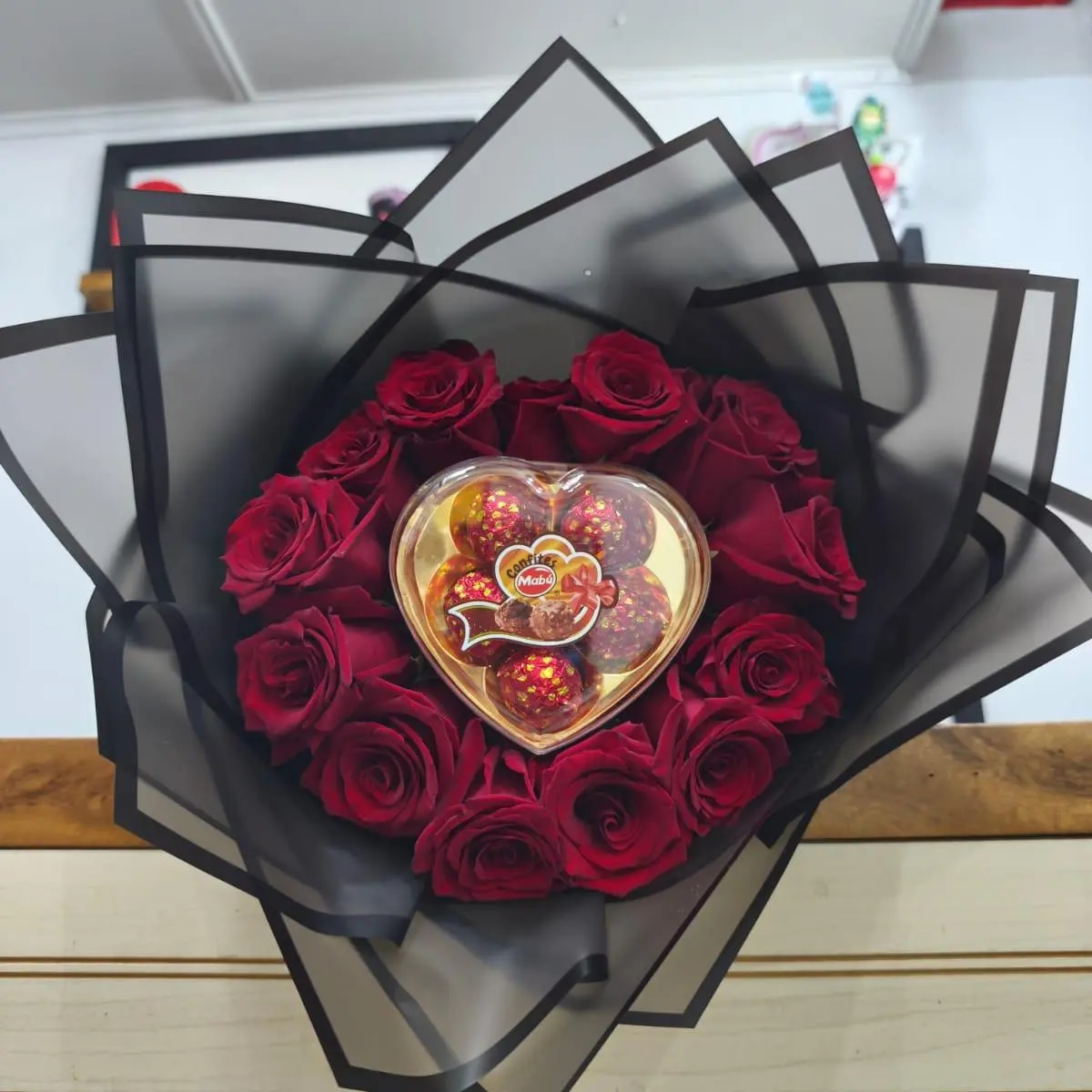 Bombon de rosas
