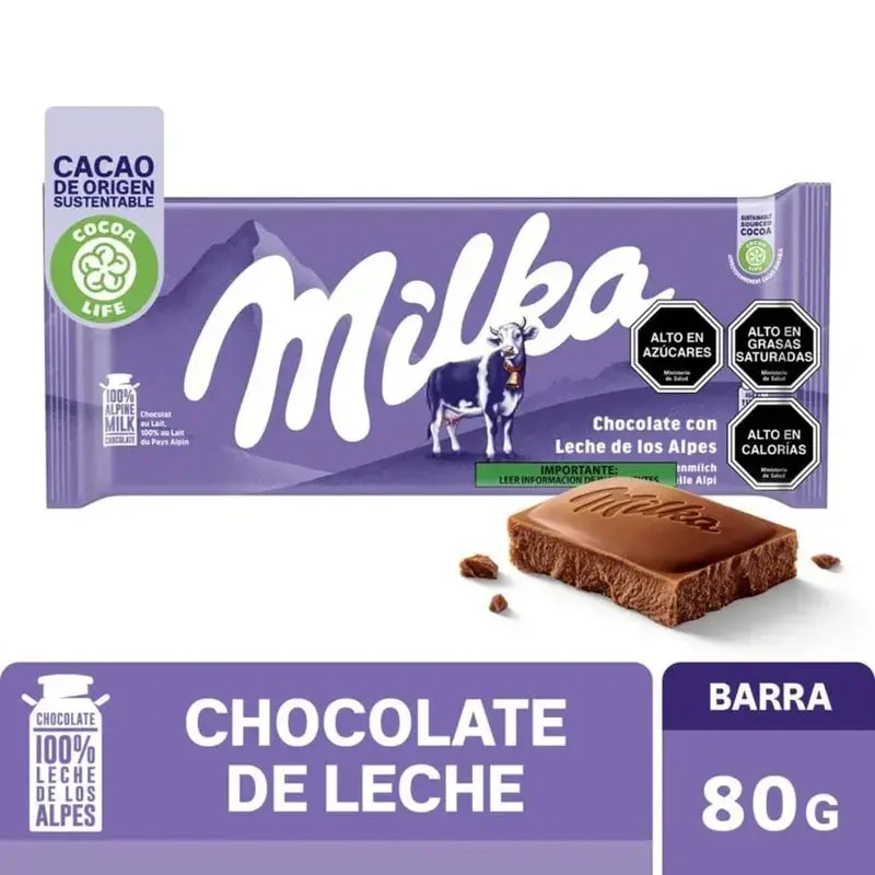Chocolate Milka 80g - Imagen 1
