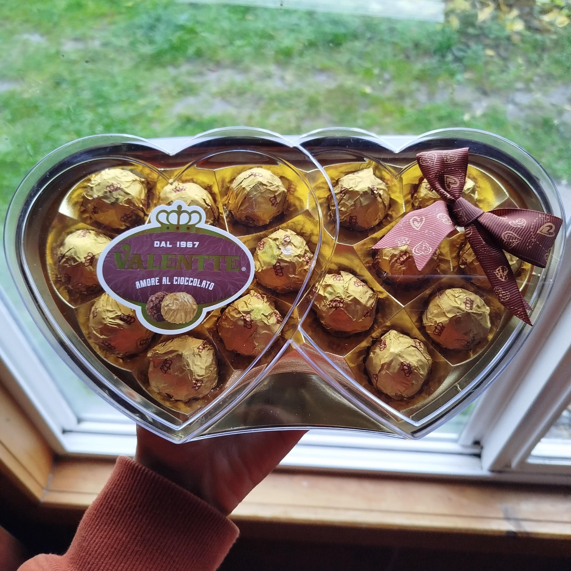 Chocolate Bombom Valentte Corazon Doble 16 Un. - Imagen 1