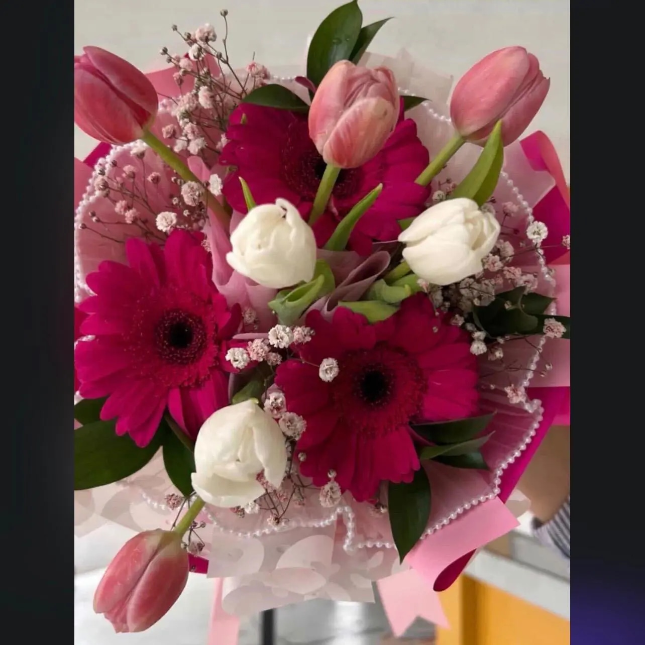 Ramo de Gerberas y tulipanes 🌷 🌸