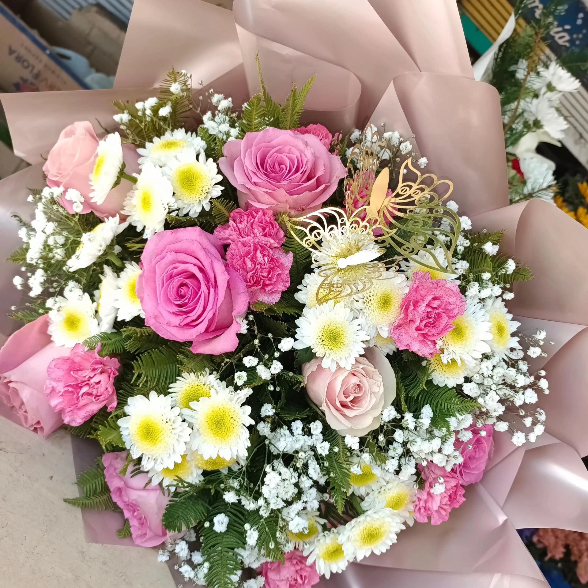 Ramo ternura rosa