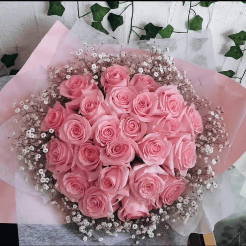 Ramo Buchon 25 Rosas PREMIUM - Imagen 1