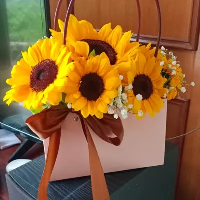 Cartera Girasoles