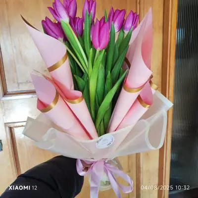 bouquet 10 TULIPANES