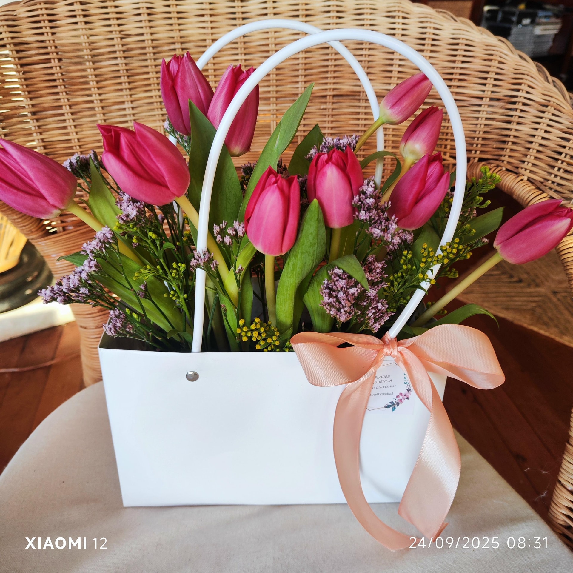 Cartera de tulipanes - Imagen 1