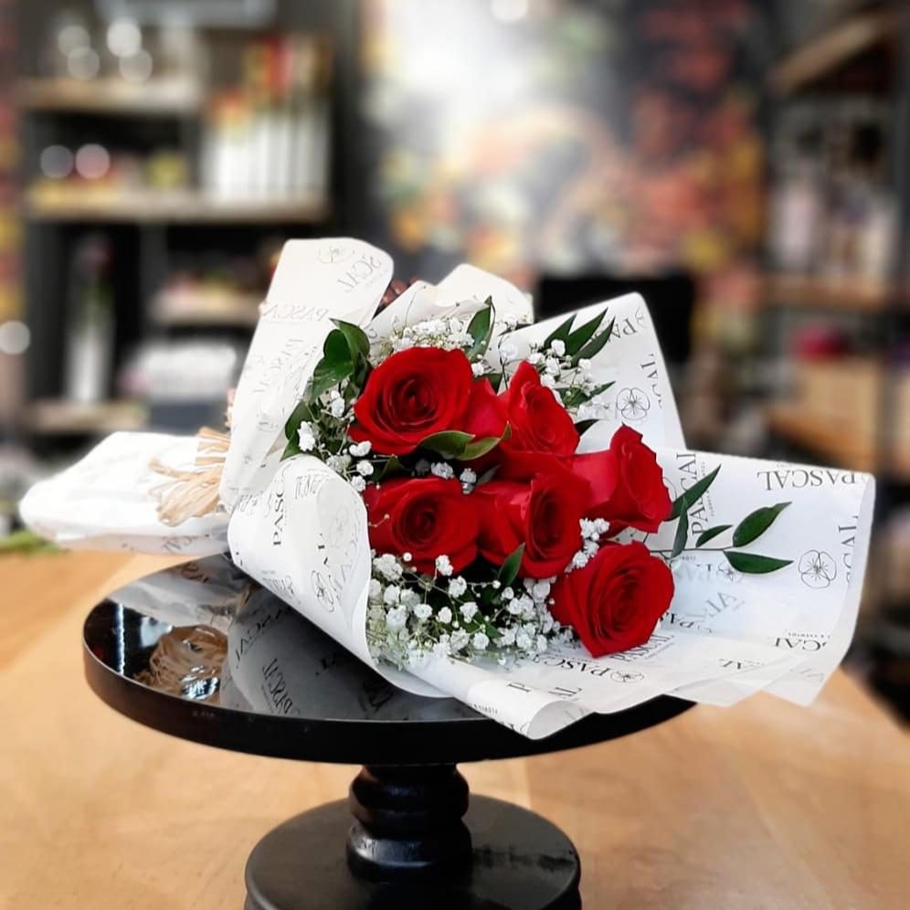 Ramo 6 Rosas Rojas - Imagen 1