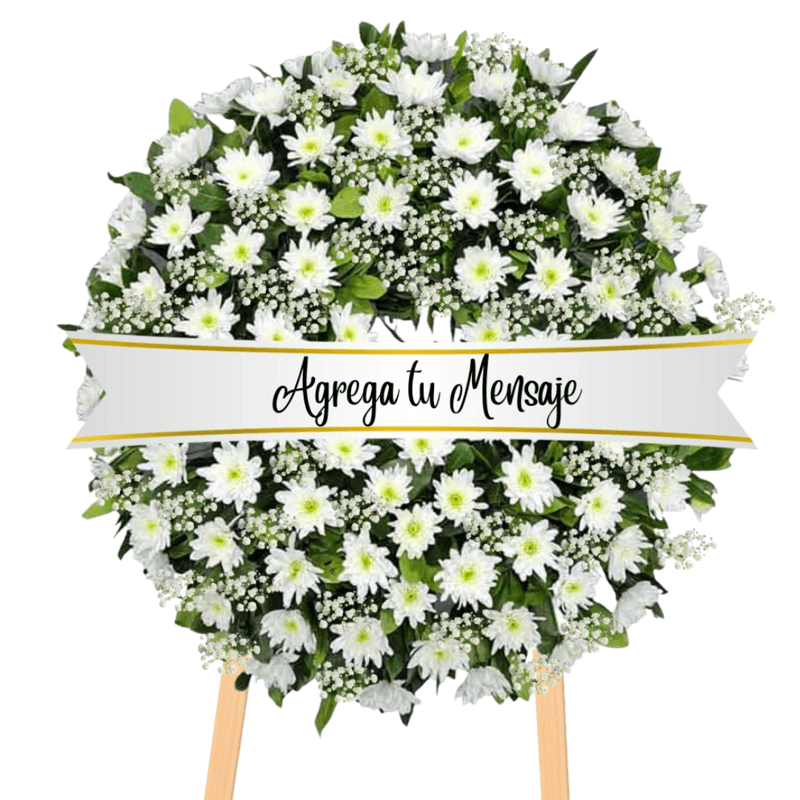 Corona de Condolencias en atril- Elige color y estilo - Imagen 1