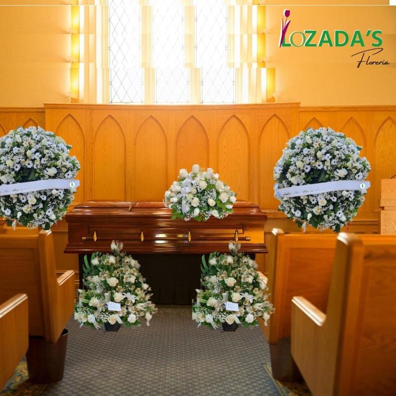 Condolencia Floral Completa - Imagen 1
