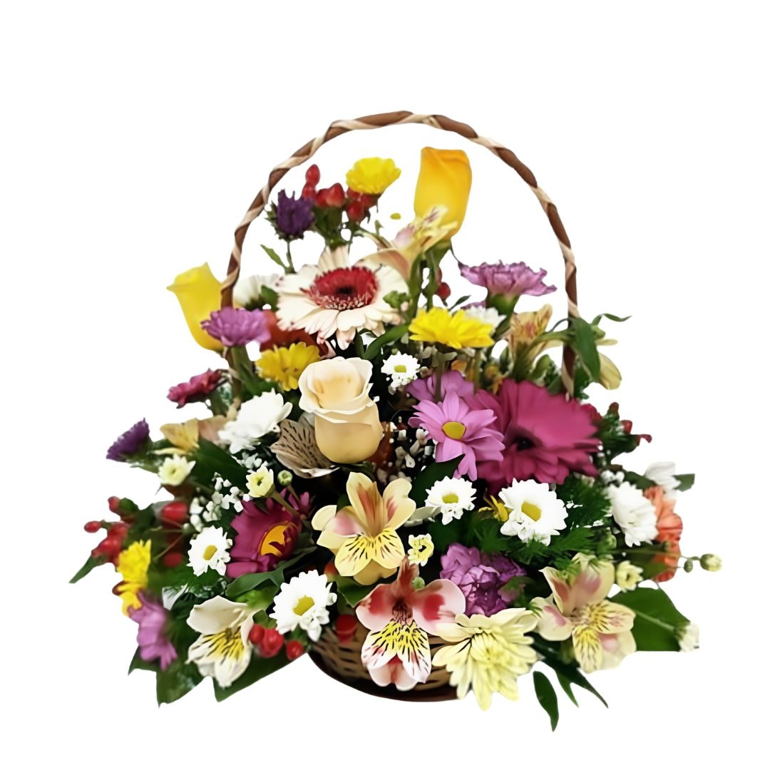 Cesta de Flores Primaverales - Elige cantidad de Varas - Imagen 1