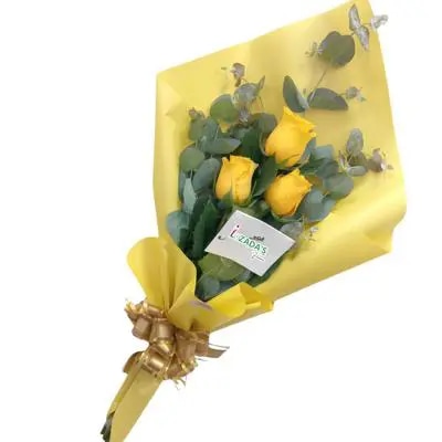 Flores Amarillas - Trío de Rosas Amarillas