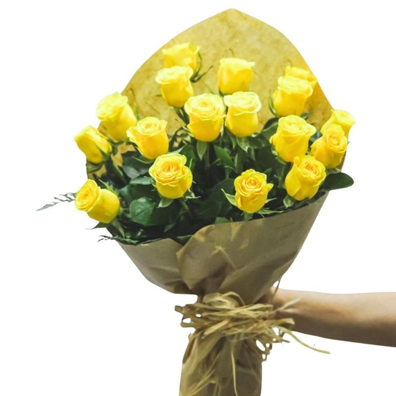 Preventa de Flores Amarillas - Ramo de Rosas Amarillas - Imagen 1