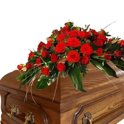 Cubre Urnas de Rosas Rojas