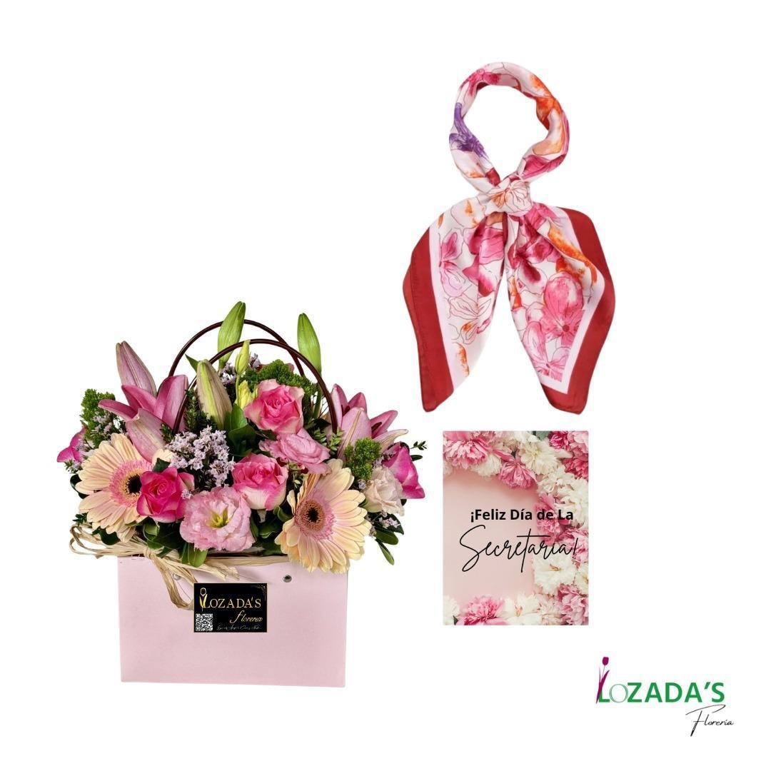 Flores Día de la Secretaria - Cartera flores mixtas y más. - Imagen 1