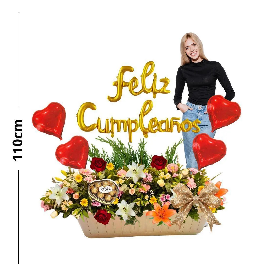 Gran Cariño - Jardinera de Flores Mixtas Primaverales y más