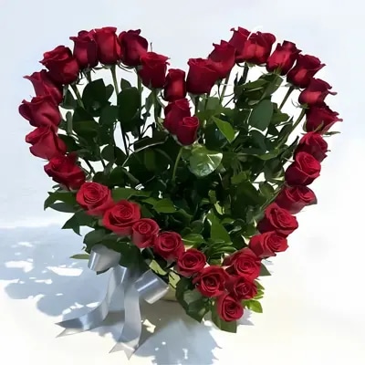 Amor - Corazón de Rosas Elige la cantidad de 16 a 35