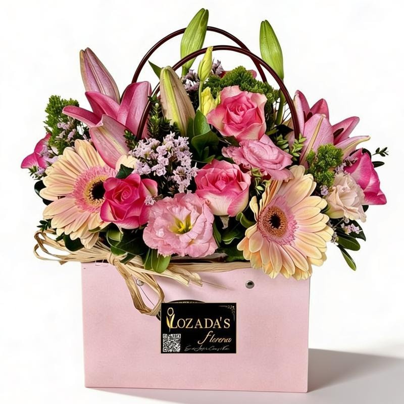 Cartera de Flores Primaverales - Imagen 1
