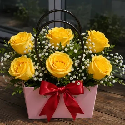 Roma - Cartera con Rosas - Elige Cantidad y Color