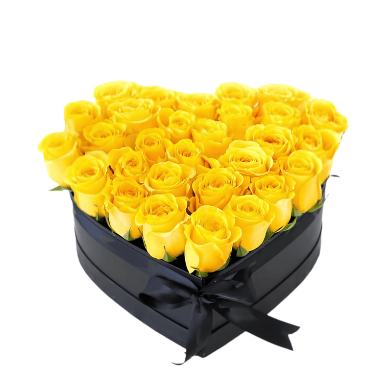 Amor Puro- Caja Corazón con Rosas Elige el Color y Cantidad - Imagen 1