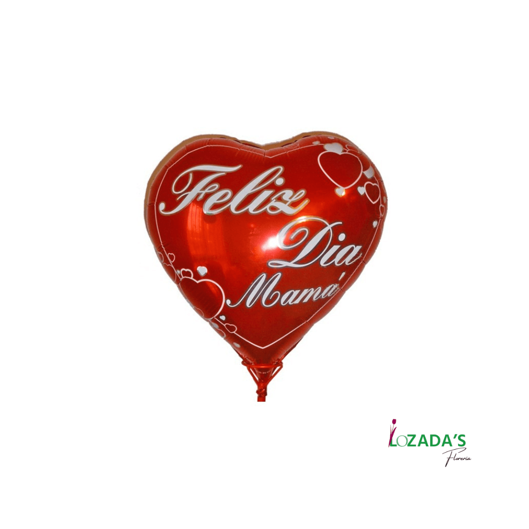 Agrega un globo de Feliz Día Mamá de 25cm Diseño según Stock - Imagen 1