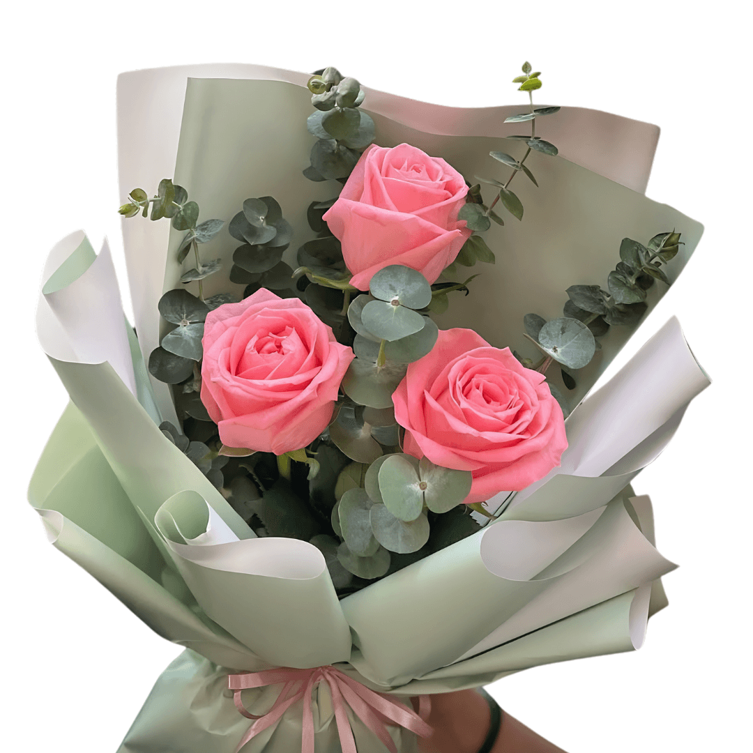 Ramo Especial 1 de Agosto Día de la Novia - Trío de Rosas - Imagen 1