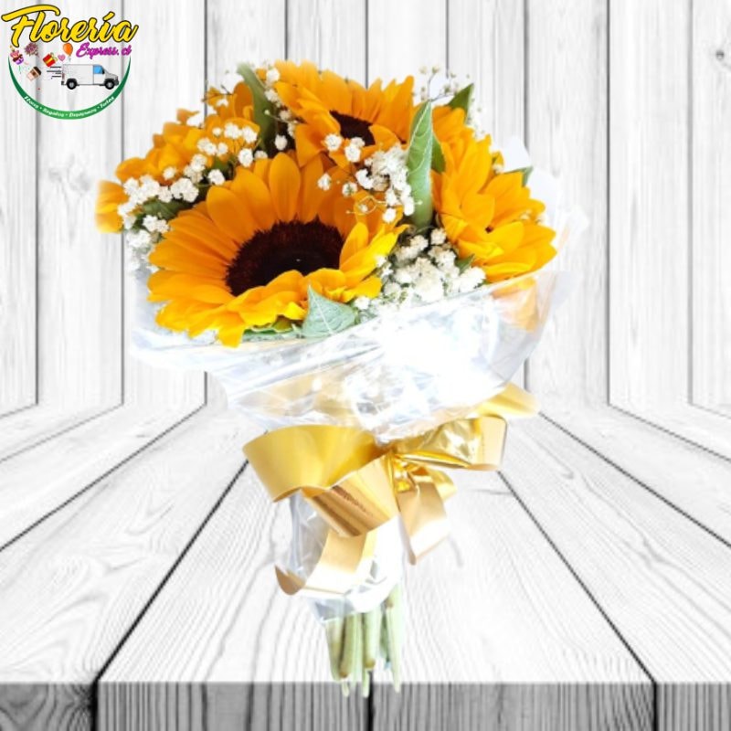 Ramo 5 girasoles - Imagen 1