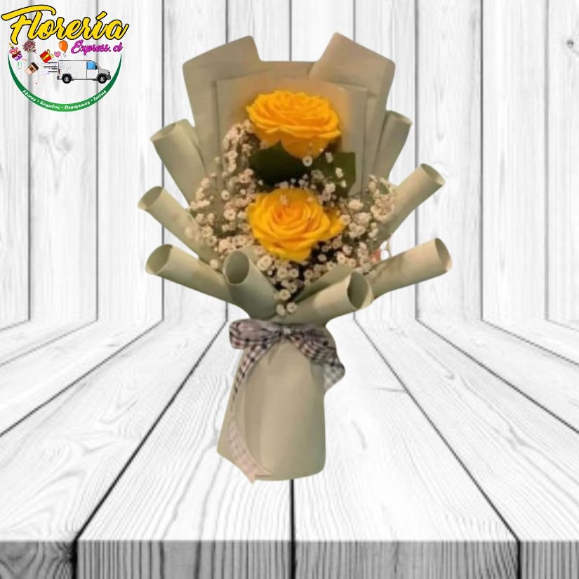 Ramito de 2 rosas - Imagen 1