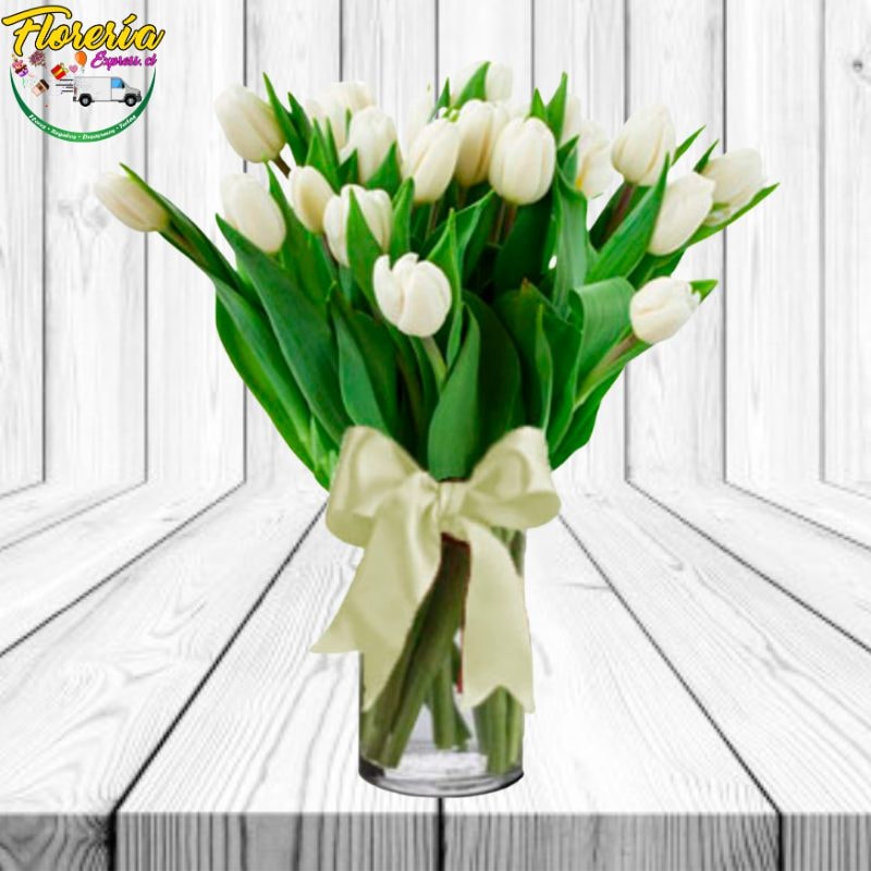 Florero 30 tulipanes - Imagen 1