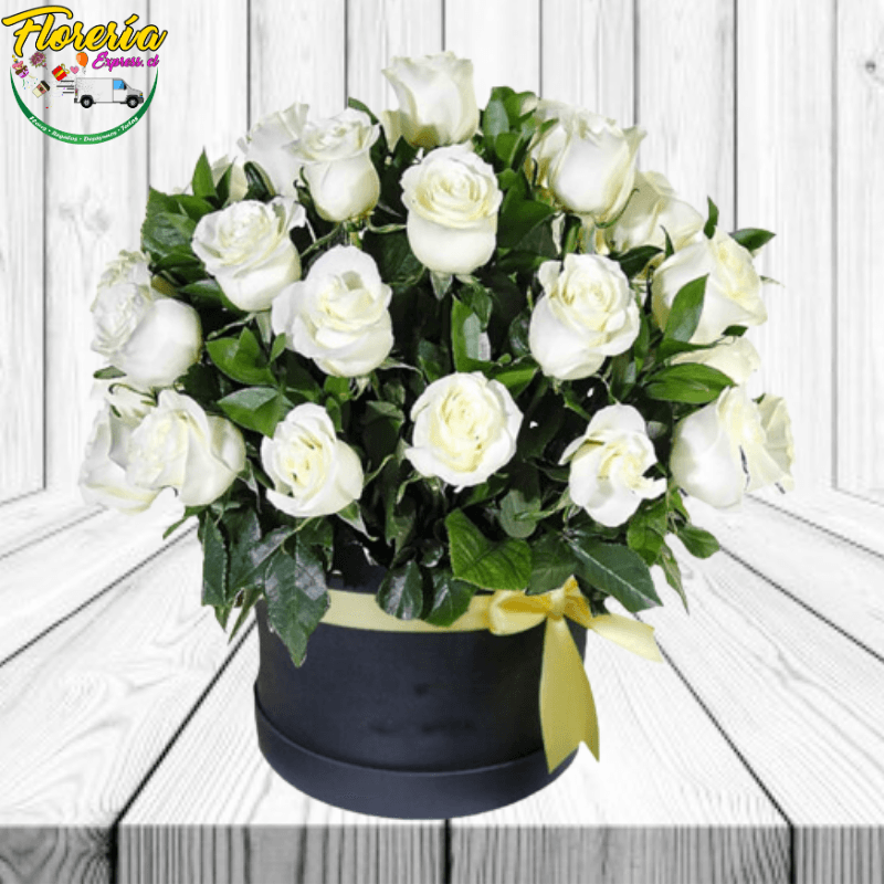 BOX FLORAL DE 30 ROSAS ECUATORIANAS - Imagen 1