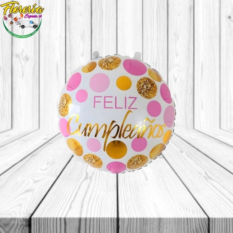 Globito Peq. Feliz Cumpleaños - Imagen 1
