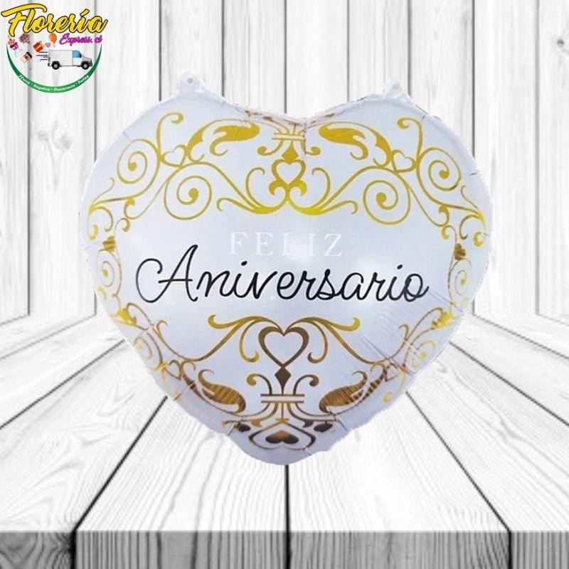Globo Metalizado grande Feliz Aniversario - Imagen 1