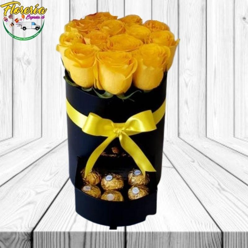 REGALO ESPECIAL ( CAJA CILINDRICA CON BOMBONERA ) - Imagen 1