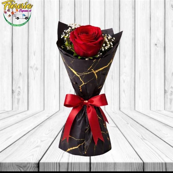 Ramito Amor de 1 Rosa Natutal - Imagen 1