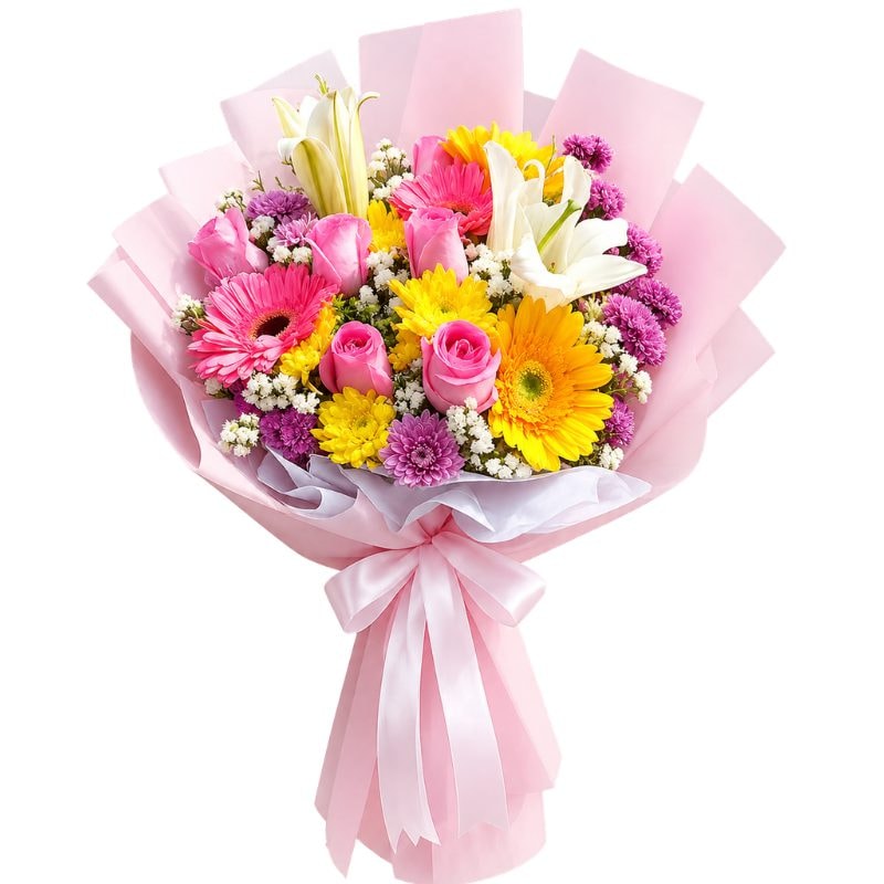 RAMO MIX CON FLORES DE TEMPORADA - Imagen 1