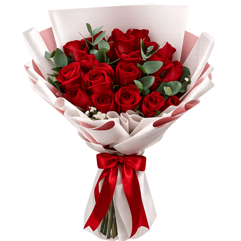 RAMO RECONCILIACION DE 15 ROSAS ROJAS - Imagen 1