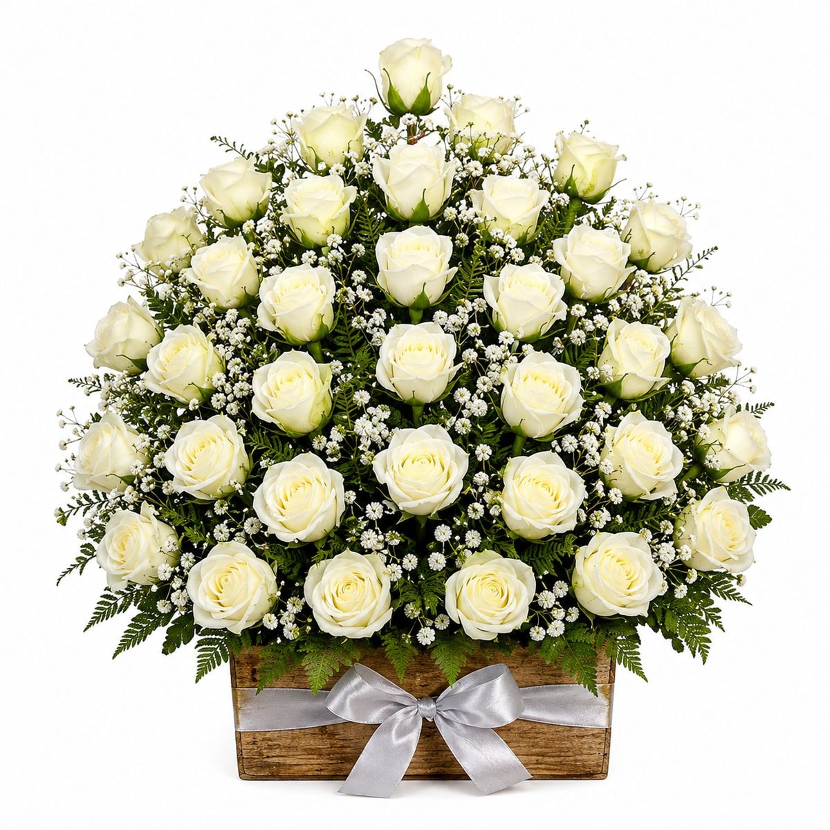Arreglo de condolencias 30 rosas de jabon - Imagen 1