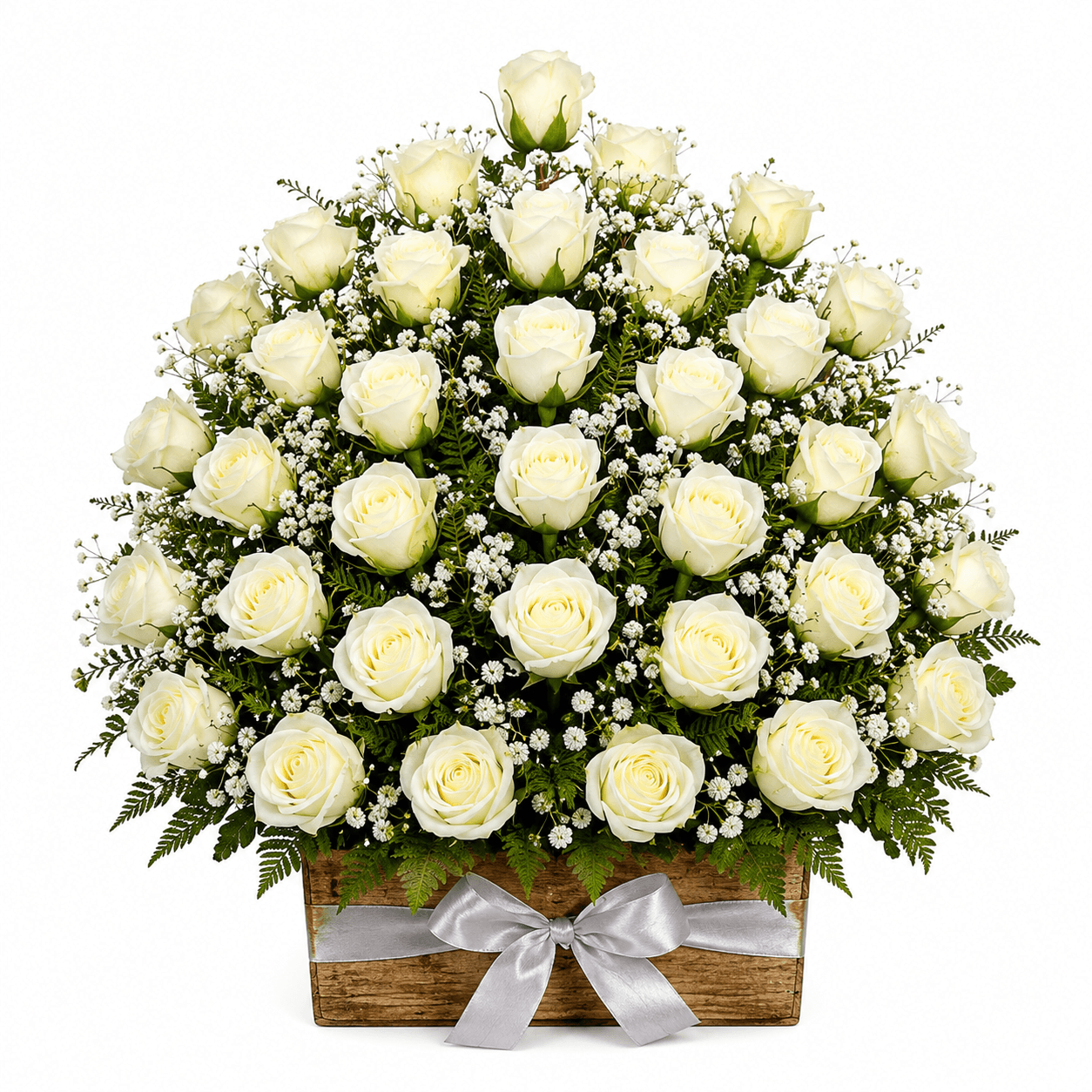 Arreglo de condolencias 30 rosas de jabon - Imagen 1