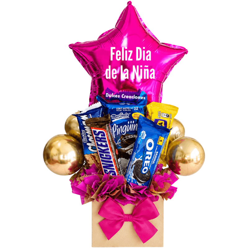 BOX DIA DE LA NIÑA CON DULCES Y CHOCOLATES - Imagen 1