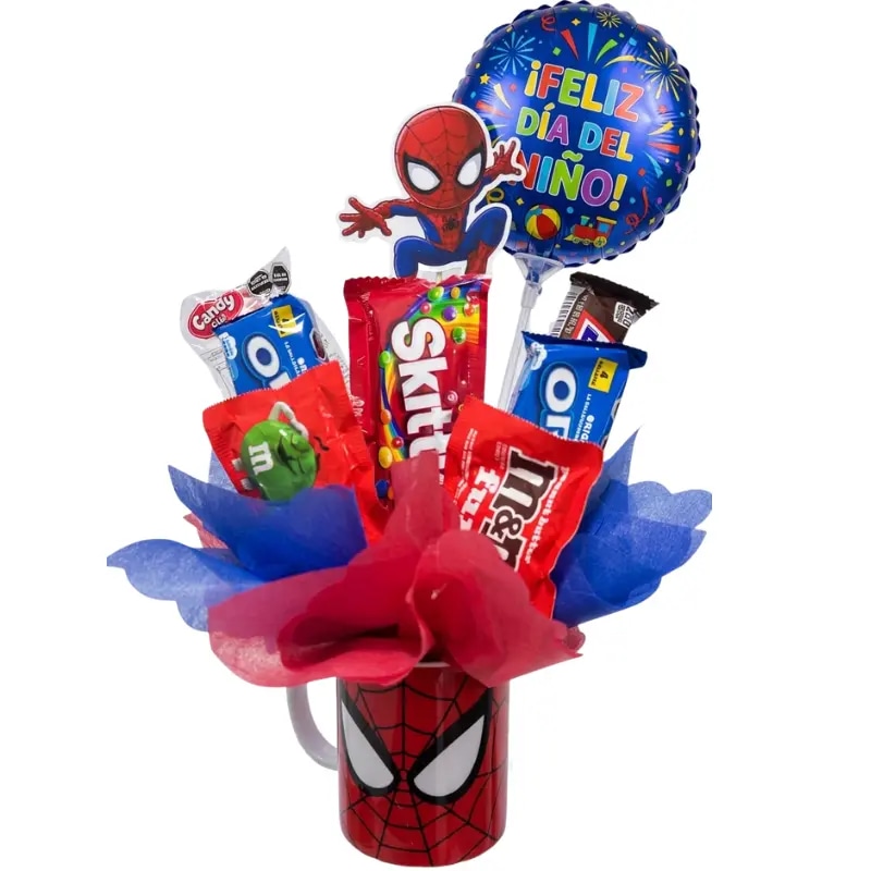 TAZA DIA DEL NIÑO SPIDERMAN