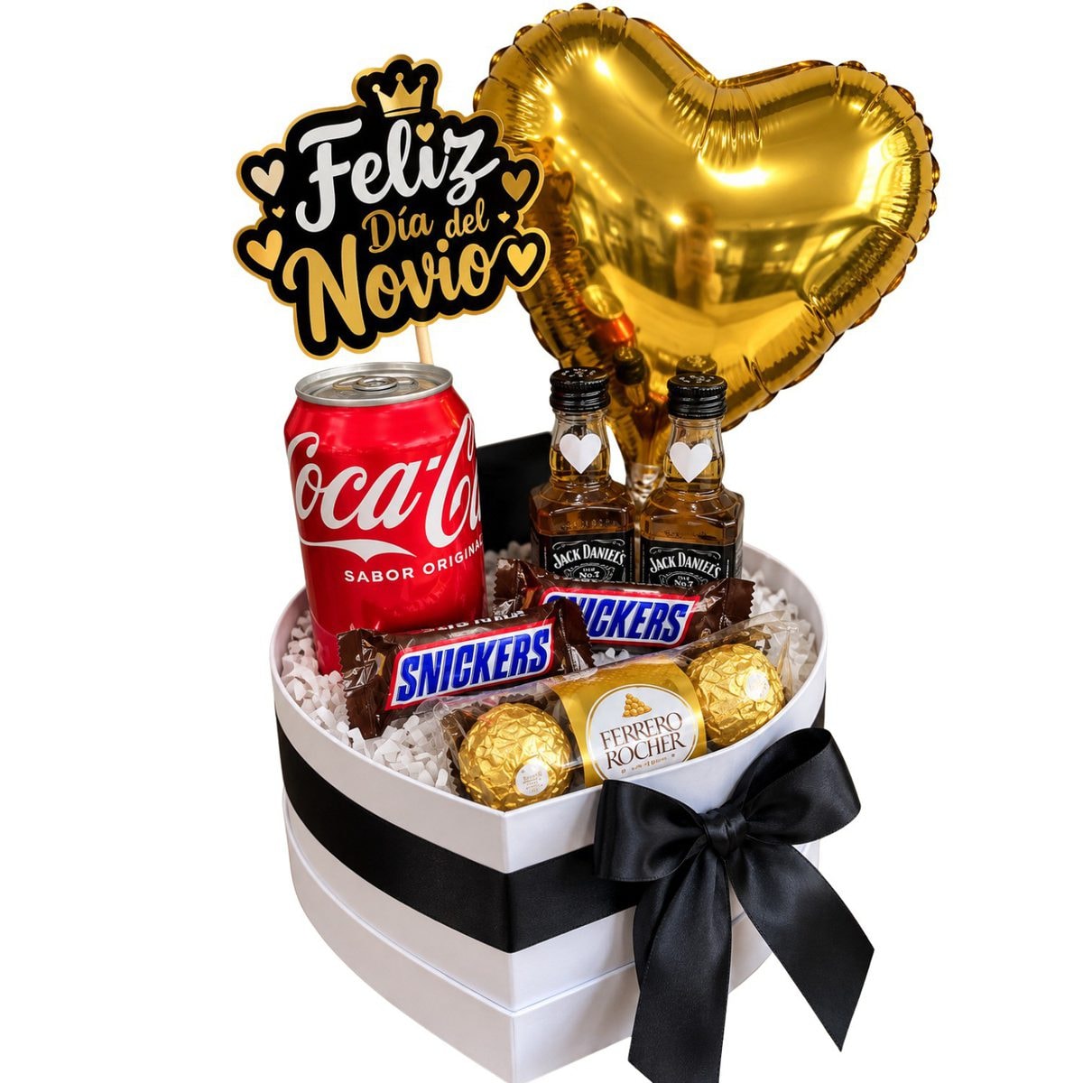 Caja Corazon amor Dia del novio - Imagen 1